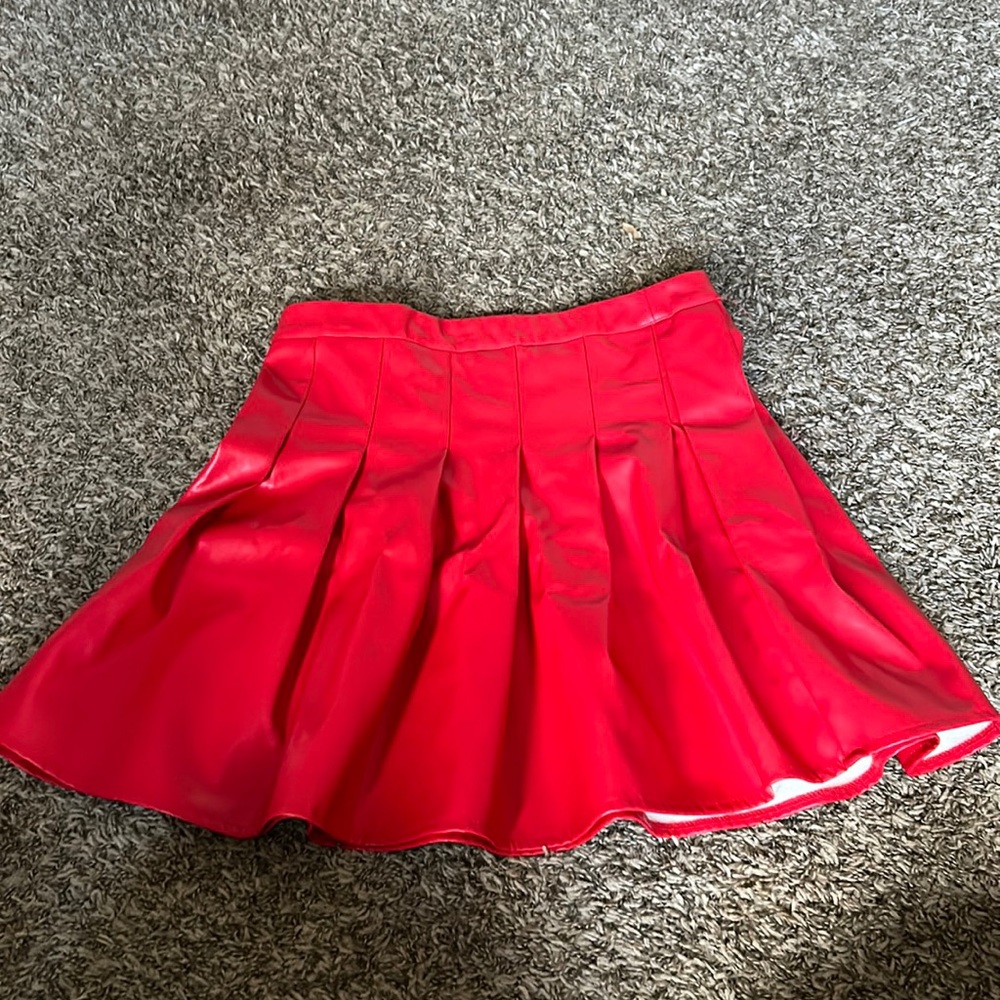 Red kind of retro skirt